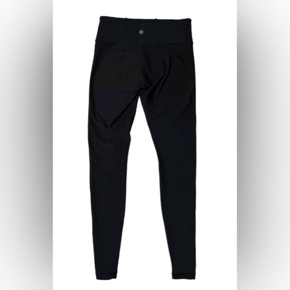 SZ 6 LULULEMON SECRET GARDEN  WUNDER UNDER PANT REVERSIBLE - Picture 2 of 7